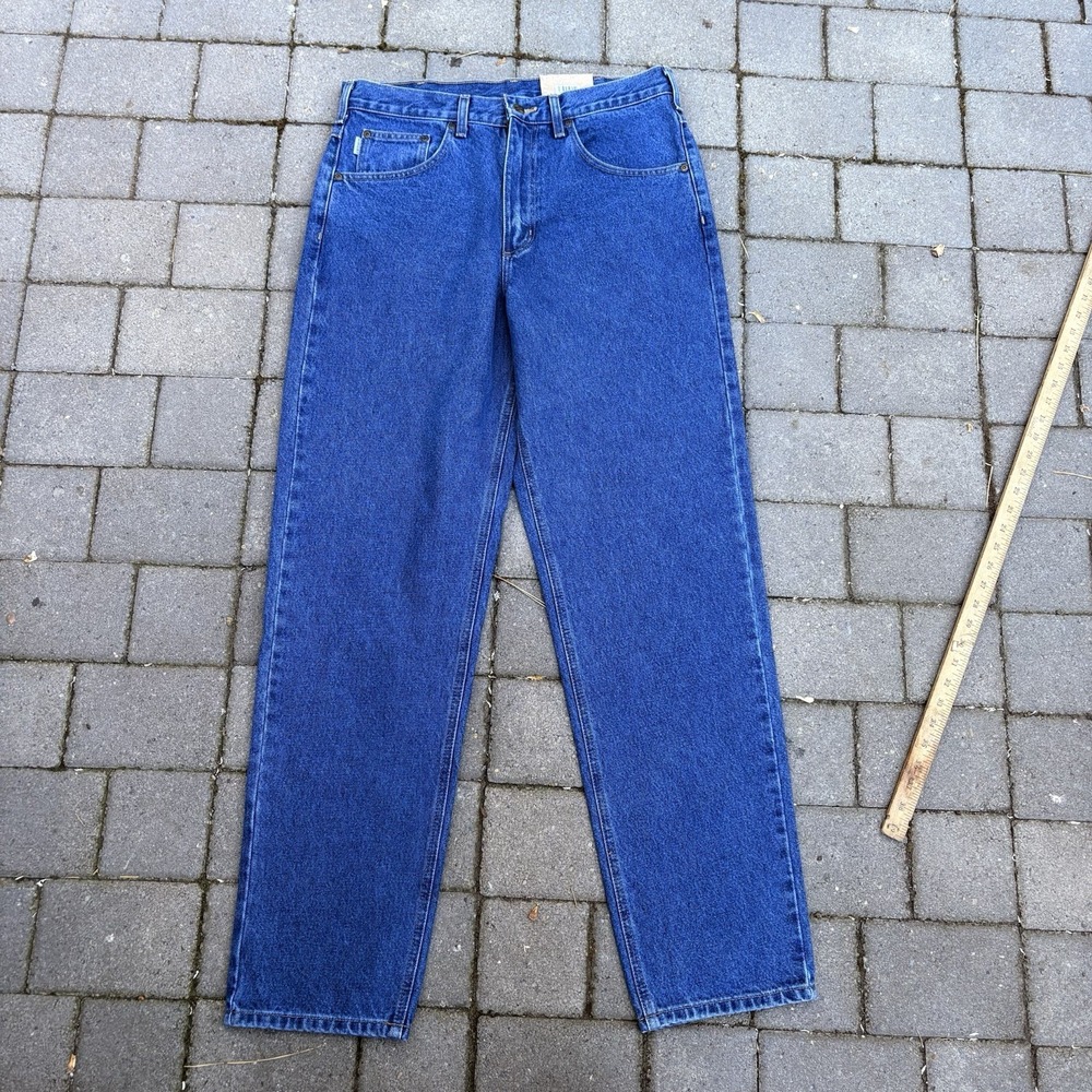 NWT Carhartt B17 DST Relaxed Fit Tapered Leg Jeans Men's 34x34 Blue Vintage Y2K - Picture 2 of 9